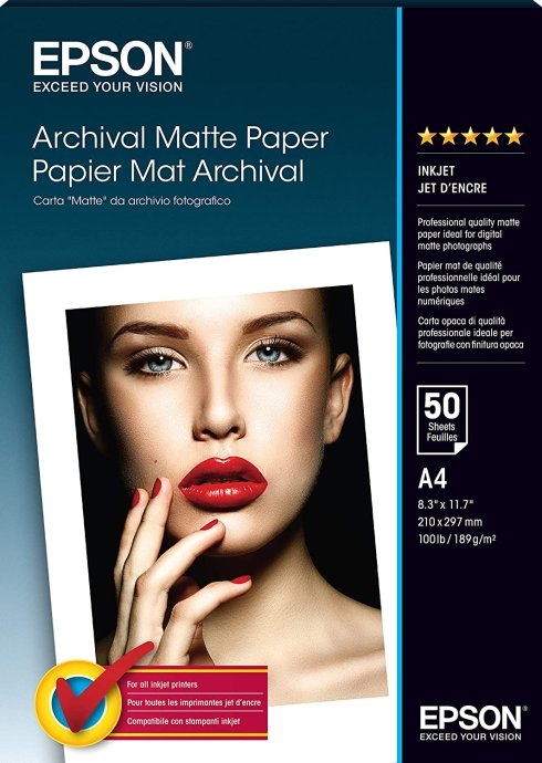 Archival Matte Paper - A4 - 50 Sheets A4