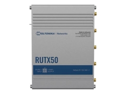 Teltonika INDUSTRIAL ROUTER RUTX50 802.11ac 867 Mbit/s 10/100/1000 Mbps Mbit/s Ethernet LAN (RJ-45) ports 5 Mesh Support Yes MU-MiMO Yes Antenna ty...