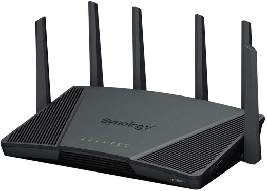 Synology RT6600ax Ultra-fast and Secure Wireless Router for Homes Synology Ultra-fast and Secure Wireless Router for Homes RT6600ax 802.11ax 4800 M...
