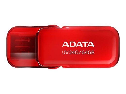 ADATA USB Flash Drive UV240 64 USB 2.0 Red