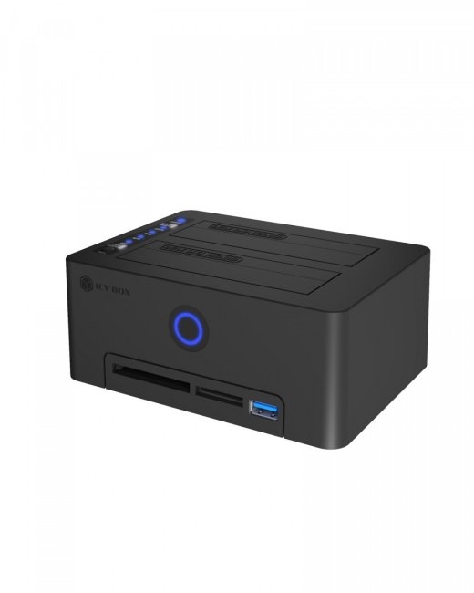 IcyBox IB-1233CL-CR 2x 2.5/3.5 SSD/HDD, card reader