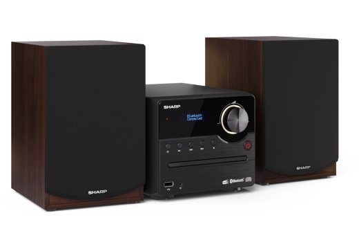 Sharp Hi-Fi Micro System XL-B517D(BR) Brown USB port AUX in Bluetooth CD player FM radio Wireless connection