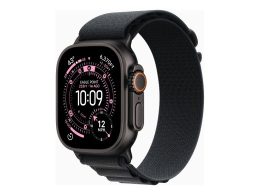 Apple Watch Ultra 3 GPS + Cellular 49mm Black Titanium Case with Black Alpine Loop - Medium Apple