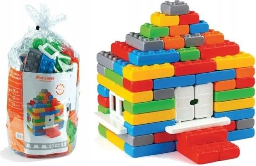 Marioinex ‘Junior Bricks’ building blocks, 110 pieces
