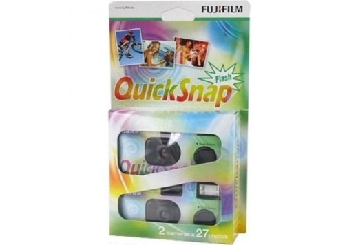Fujifilm 7130786 QuickSnap 400 Disposable Flash Camera (Pack of 2)