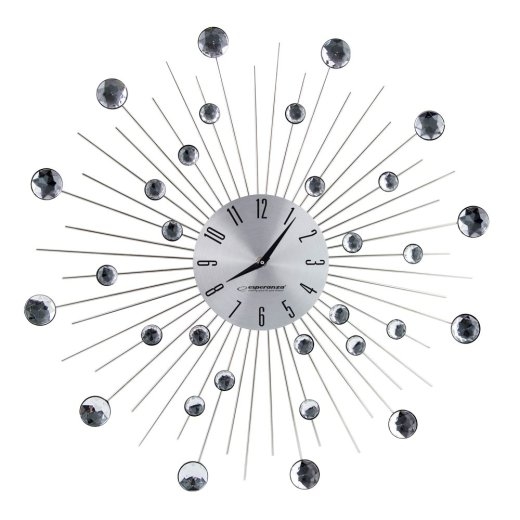 Esperanza EHC002 wall clock Mechanical wall clock Round Stainless steel