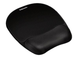 Fellowes Mouse pad with wrist pillow 202 x 235 x 25.4 mm Black