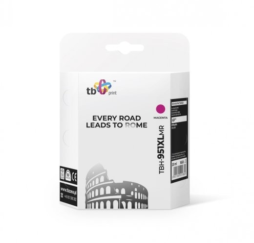 Ink for HP OJ Pro 8100 Magenta remanufactured TBH-951XLMR