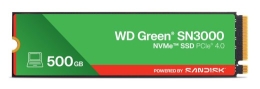 SSD SANDISK 150xTBW rating MTBF 1.75 h NVMe Yes PCI Express 4.0 M.2 500 Green WDS500G4G0E