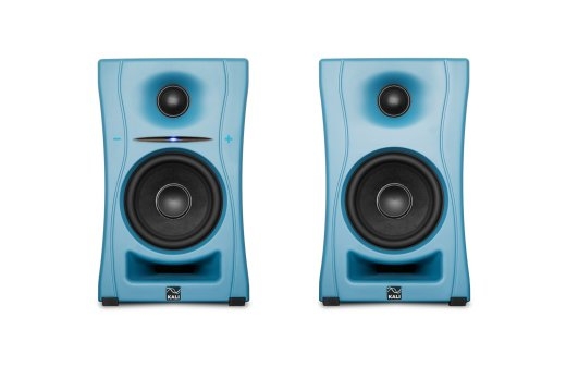 Kali Audio LP-UNF-B - a pair of Bluetooth monitor speakers (blue)