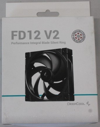 SALE OUT. Deepcool cooling fan R-FD12V2-BKNPN1-G Deepcool Cooling Fan FD12 V2 Black DAMAGED PACKAGING