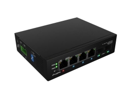 Lanberg Switch ILGE-4P-2S-90 Light Industrial POE 1XBT 3XAT 2XSFP DIN Gigabit Ethernet