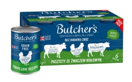 BUTCHER'S Original Mega pack mix tripe loaf recipe - wet dog food - 6 x 400g