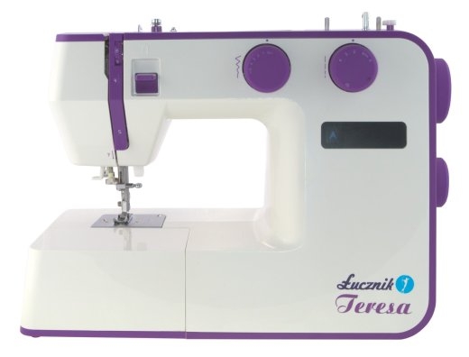 ŁUCZNIK TERESA sewing machine, white-violet