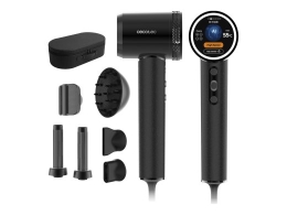 Cecotec Hair Dryer DryGlam Waves i-Sensor Pro 1600 W Number of temperature settings 4 Ionic function Black Diffuser nozzle