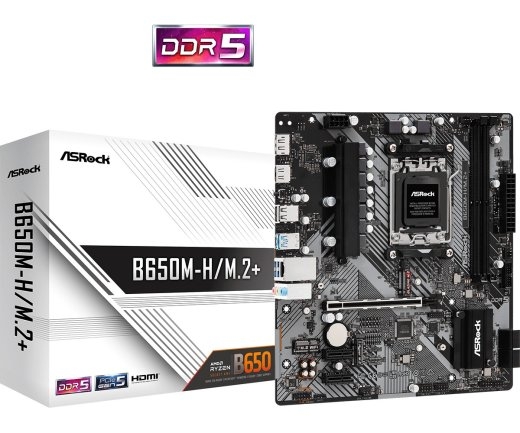 B650M-H/M.2 + AM5 2DDR5 HDMI/DP mATX