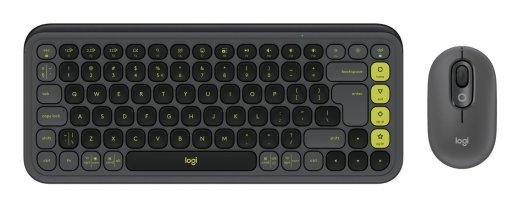 KEYBOARD +MOUSE COMBO POP ICON/GR/GREEN 920-013140 LOGITECH