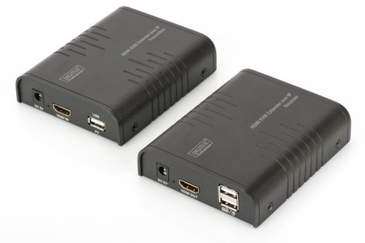 Extension cable/KVM Extender (HDMI + USB) up to 120m UTP or IP twisted pair UTP or IP, FHD 3D (set)