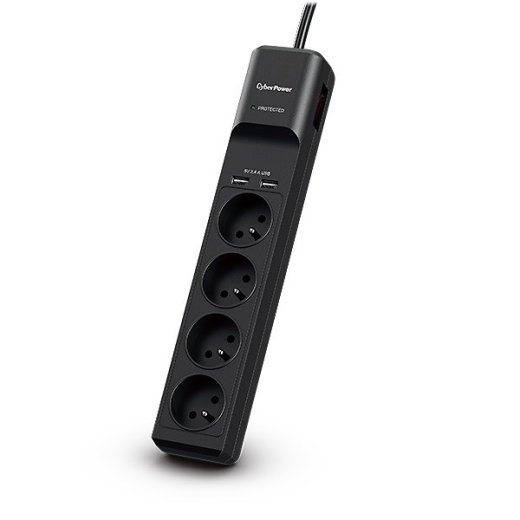 Surge protector P0420SUD0-FR 4xFR/2xUSB/1,8 m
