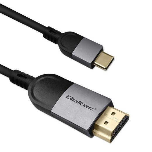 Qoltec USB C to HDMI 4K Cable 60Hz 32AWG 2m