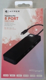 SALE OUT. Hyper HyperDrive Flex 8 Port USB-C Hub, Black Hyper HyperDrive Flex 8 Port USB-C Hub, Black HD4102BKGL HDMI ports quantity 1 Warranty 23...