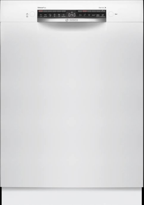 Bosch Dishwasher SMU4HMW02S Built-in Width 60 cm Number of place settings 14 Number of programs 6 Energy efficiency class D Display AquaStop functi...