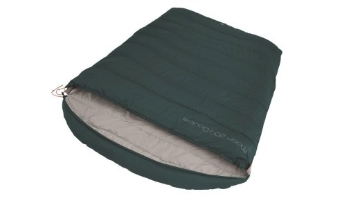 Easy Camp Moon 200 Double Sleeping Bag 220 x 150 cm 2 way open - auto lock, L-shape Teal