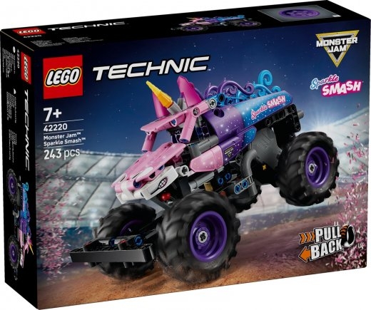 Blocks Technic 42220 Monster Jam Sparkle Smaash Pull-Back