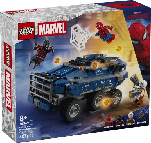 Marvel Super Heroes 76349 Spider-Man Prison Transport Chase Blocks