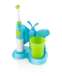 ETA Toothbrush with water cup and holder Battery operated For kids Number of brush heads included 2 Number of teeth brushing modes 2 Blue