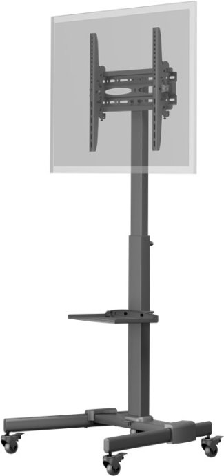 Goobay Floor stand TV Presentation Stand Basic, Size L Height adjustment 37-70 " Maximum weight (capacity) 35 kg Black
