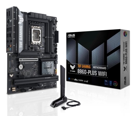 Mainboard ASUS Intel B860 Express LGA1851 ATX Memory DDR5 Memory slots 4 1xPCI-Express 4.0 1x 1xPCI-Express 4.0 16x 1xPCI-Express 5.0 16x 3xM.2 1xH...