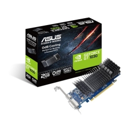Asus GT1030-SL-2G-BRK NVIDIA 2 GeForce GT 1030 GDDR5 DVI-D ports quantity 1 HDMI ports quantity 1 PCI Express 3.0 Memory clock speed 6008 MHz Proce...