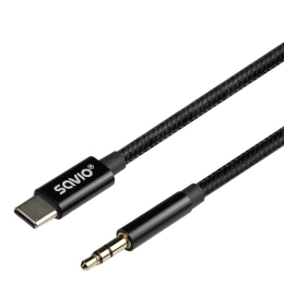 Savio USB-C to mini-Jack cable