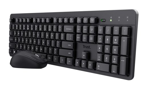 Trust Ody II keyboard Mouse included Universal RF Wireless QWERTY US English Black