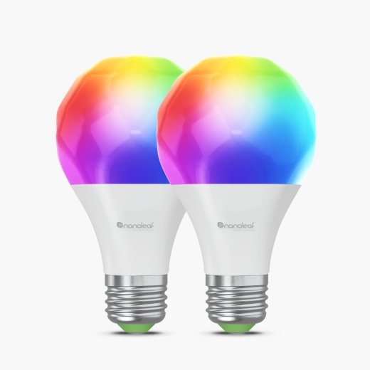 E27 Nanoleaf Essentials Smart A60 Bulb Matter WiFi 900Lm 2700-6500K, 2pcs pack 9 W RGBCW