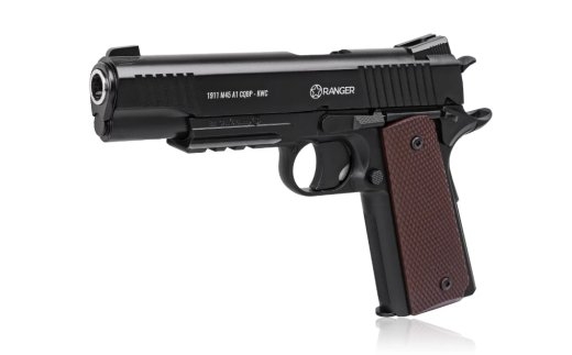 Air rifle pistol Ranger 1911 M45A1 CQBP K.4,5BBS 21-shots metal SLIDE KWC