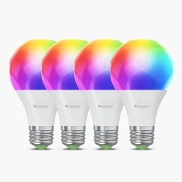 E27 Nanoleaf Essentials Smart A60 Bulb Matter WiFi 900Lm 2700-6500K, 4pcs pack 9 W RGBCW
