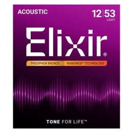 Elixir 16052 Phosphor Bronze Light NW - acoustic guitar strings (12-53)