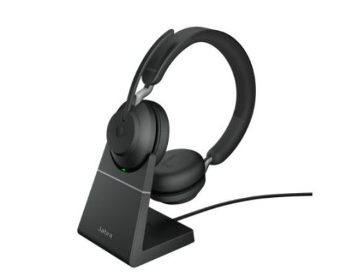Headphones Evovle2 65 Stand Link380c UC Stereo Black