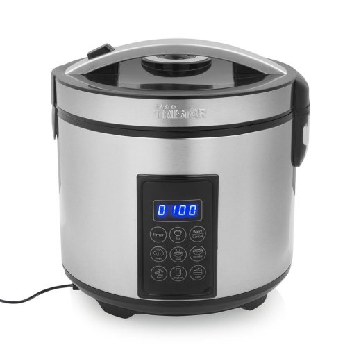 Tristar Digital Rice and Steam Cooker RK-6138 900 W 2.2 L Number of programs 7 Grey