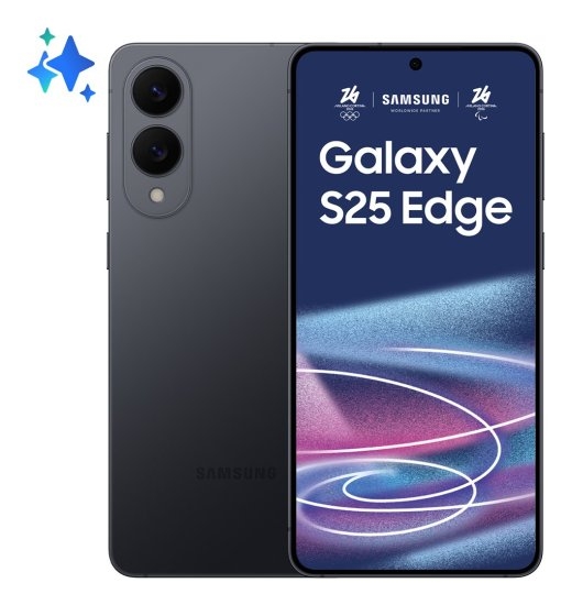 Samsung Galaxy S25 Edge 17 cm (6.7") Android 15 USB Type-C 12 512 3900 mAh Black