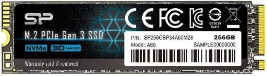 SSD drive A60 256GB M.2 PCIe 2100/1200 MB/s NVMe