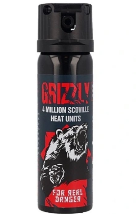 Pepper spray Grizzly 4 million scoville heat units 63 ml- cone/cloud