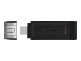 Kingston USB flash drive DataTraveler 70 - USB 3.2 Gen 1 - 128 - black