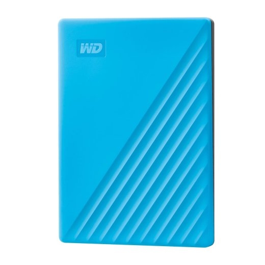 External HDD WESTERN DIGITAL My Passport 4TB USB 2.0 USB 3.0 USB 3.2 Colour Blue WDBPKJ0040BBL-WESN