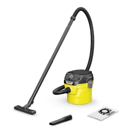 Vacuum Cleaner KARCHER Suction power 220 AW Input power 1000 W Dust capacity 12 L Drum vacuum Cleaning type dry&wet Dust container Dust bag Colour...