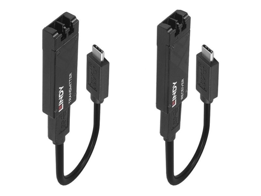Lindy video converter 43312 - fibre optic / USB-C - 100 m