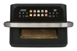 ProfiCook PC-FR 1313 H Double 10 L Stand-alone 2400 W Hot air fryer Black, Stainless steel