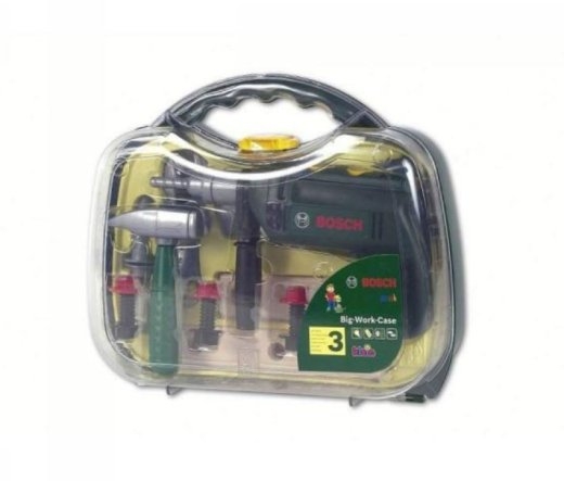 Suitcase with a drill and tools Bosch